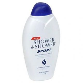 Shower To Shower Sport Absorbent Body Powder, 13 oz (368 g)   Beauty