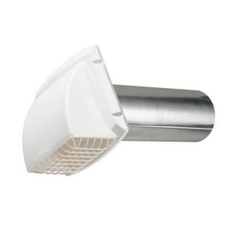Everbilt Wide Mouth Dryer Vent Hood in White BPMH4WHD6