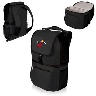 Picnic Time Zuma Backpack Cooler Black (Miami Heat) Digital Print