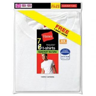 Hanes Men’s T shirts ComfortSoft Tagless Short Sleeve