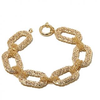Sevilla Gold™ 14K Bold Byzantine Link 8" Bracelet   7894536