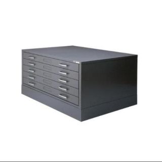 Five Drawer Steel File Cabinet for Oversized Art/Drafting Documents   Mayline (40.75 in.   White)