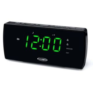 JENSEN Dual Alarm Clock Radio with Auto Time Set JCR 230