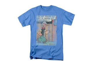 Popeye Puzzled Mens Short Sleeve Shirt