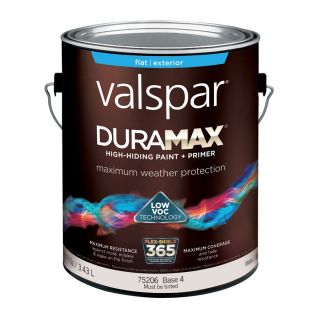 Valspar Duramax Duramax Base 4 Flat Latex Exterior Paint (Actual Net Contents 116 fl oz)