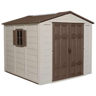 Suncast 7.5 ft. x 7.5 ft. Resin Storage Shed A01B02