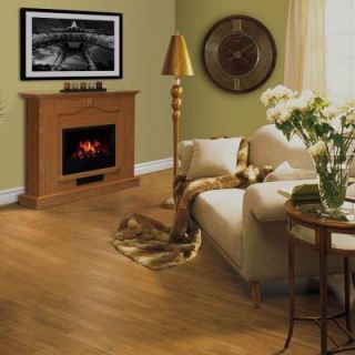 Quality Craft 47 in. Electric Fireplace in Golden Oak MM870P 47AGO