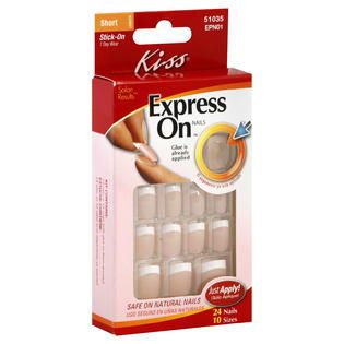 Kiss Express On Nails, Short Length, Lady, 24 nails   Beauty   Nails