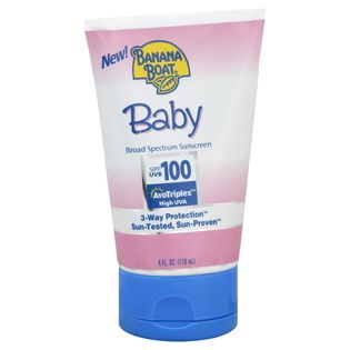 Banana Boat  Baby Sunscreen, Broad Spectrum, SPF 100, 4 fl oz (116 ml)