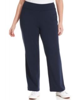 JM Collection Plus Size French Terry Active Pants