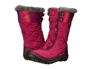 Columbia Kids Minx™ Mid II Waterproof Omni Heat™ Print Boot (Little Kid/Big Kid) Deep Blush/Tropic Pink