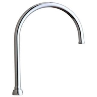 Chicago Faucets 8 in. Rigid/Swing Gooseneck Spout GN8AJKABCP