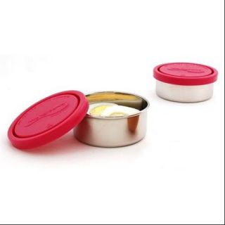 Kids Konserve Round Containers Small 5 Ounce Set of 2   Magenta