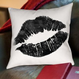 Americanflat Lips Throw Pillow