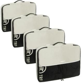 Baglane Grey TechLife Nylon Luggage Travel Packing Cube Bags  4pc Set (Large)