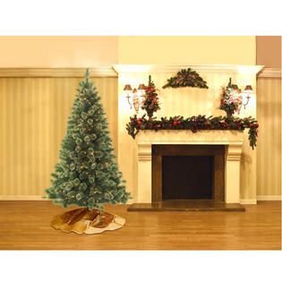 Jaclyn Smith 6.5 Pre Lit Cashmere Carolina Spruce Christmas Tree 3