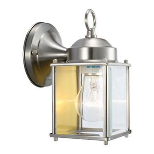 Design House 507863 Coach Outdoor Downlight 4.5 Inch by 8 Inch Satin