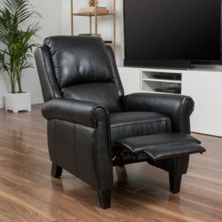 Home Loft Concepts Gibbs PU Leather Recliner Club Chair