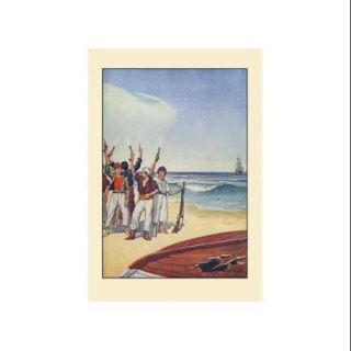 Robinson Crusoe Then They Came.And Fired Small Arms. Print (Unframed Paper Poster Giclee 20x29)