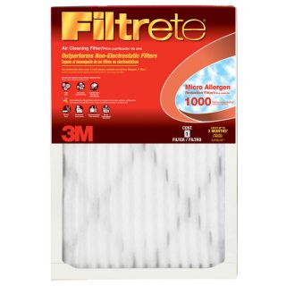 Filtrete 6 Pack 1000 Series Electrostatic Pleated Air Filters (Common 16 in x 21 in x 1 in; Actual 15.875 in x 20.875 in x 0.75 in)