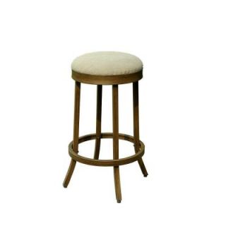 Sunjoy Decker Patio Bar Stool with Textured Brown Cushions (2 Pack) L DN1132SST C