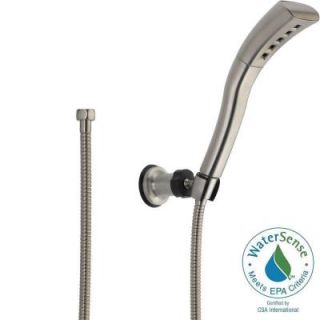 Delta 1 Spray 2.0 GPM Wall Mount Hand Shower in Stainless Featuring H2Okinetic 55421 SS