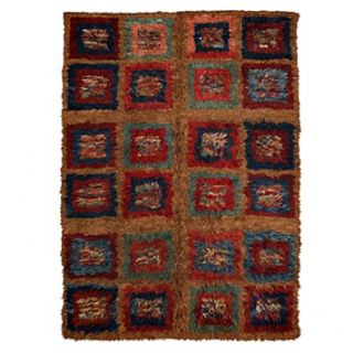 Shaggy Collection Oriental Rug, 6'6" x 8'10"