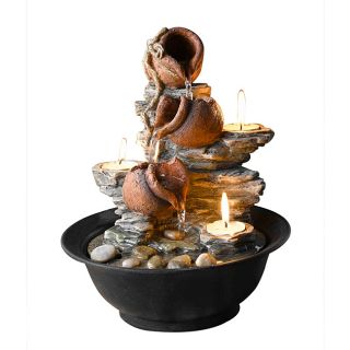 Tavolo Luci Tabletop Mini Pot Water Fountain   14035261  