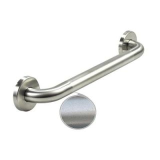 WingIts Premium Series 24 in. x 1.25 in. Grab Bar in Satin Peened Stainless Steel (27 in. Overall Length) WGB5SSPE24