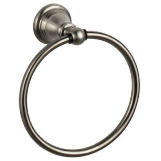 Ultra Faucets Traditional Towel Ring in Brushed Nickel 15500671