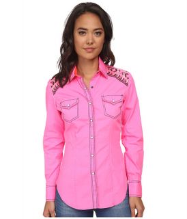 Rock and Roll Cowgirl Long Sleeve Snap B4S2502 Hot Pink