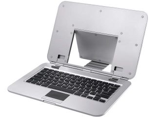 2Cool Silver Sleek Stand with Keyboard for Mac/PC Model 2C SK21H2 SIL