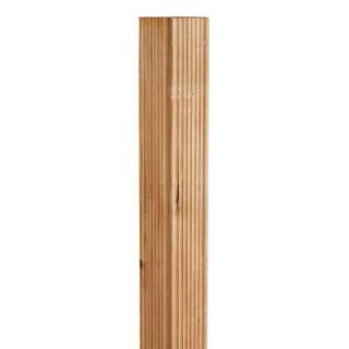 4 in. x 4 in. x 9 ft. Pressure Treated Cedar Tone Moulded Fence Post 162524