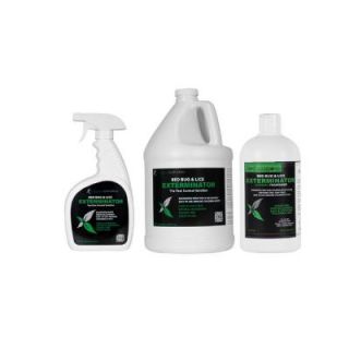 Bed Bug 911 Bed Bug Exterminator Combo Pack with 24 oz. Bed Bug Spray, 128 oz. Refill and 32 oz. Laundry Treatment EXTC 2501