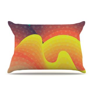 Waves Waves by Akwaflorell Cotton Pillow Sham by KESS InHouse