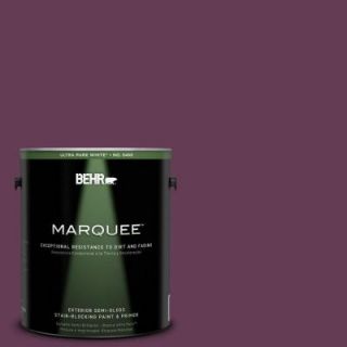 BEHR MARQUEE 1 gal. #S G 690 Delicious Berry Semi Gloss Enamel Exterior Paint 545301