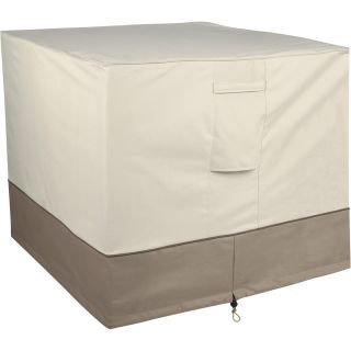 Classic Accessories Verdana Air Conditioner Cover — Square, 34in.L x 34in.W x 30in.H, Model# 73132  Patio Furniture Covers