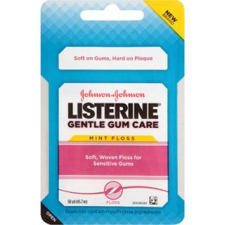 Listerine Gentle Gum Care Interdental Floss, Mint, 50 Yards
