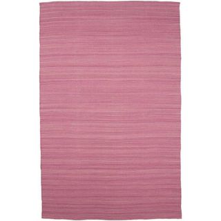 Flat Weave Pink Wool Rug (2 x 3) (As Is Item)   90004492  