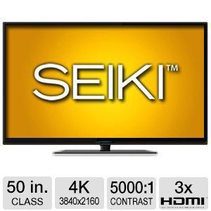 Seiki 50 Class 4K UHD LED TV   2160p 120Hz, 169 Aspect Ratio, 50001 Contrast Ratio, 3840 x 2160, 3x HDMI   SE50UY04