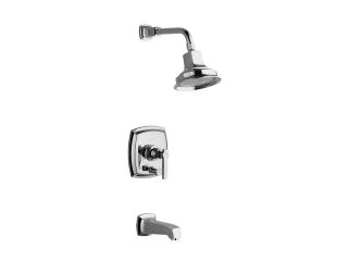 KOHLER K T16233 4 CP Margaux Rite Temp Pressure Balancing Bath and Shower Faucet Trim with Diverter