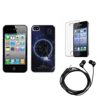 INSTEN Clear Screen Protector/ Headset/ Phone Case Cover for Apple
