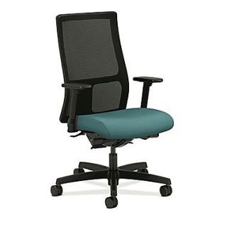 HON HONIW108CU96 Ignition Fabric Mid Back Mesh Office Chair with Adjustable Arms, Glacier