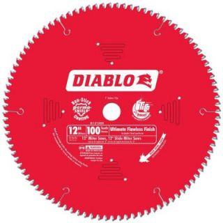 Diablo 12 in. x 100 Tooth Ultimate Flawless Finish Saw Blade D12100X
