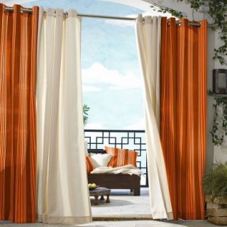 Outdoor Decor™ Gazebo Stripe Indoor/Outdoor Grommet Top Curtain