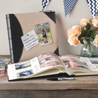 Pioneer Photo Albums High Capacity Pocket Fabric and Leatherette Cover