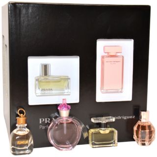 Designer Fragrance Variety Womens 6 Piece Mini Gift Set  