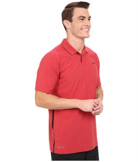 Nike Golf Tiger Woods Velocity Woven Solid Polo Gym Red/Black/Reflect Black