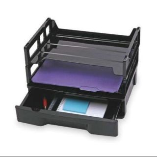 9" Drawer with Trays, Black ,Officemate, 26094