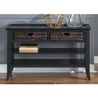 Signature Design by Ashley Carlyle Almost Black Console Sofa Table